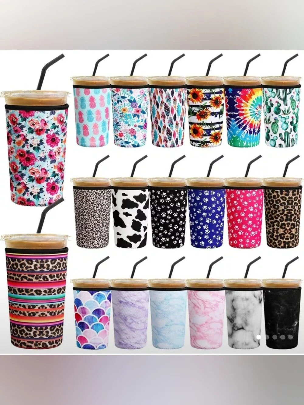 Insulated 32oz Drink Sleeve - You Get 4 Random Designs